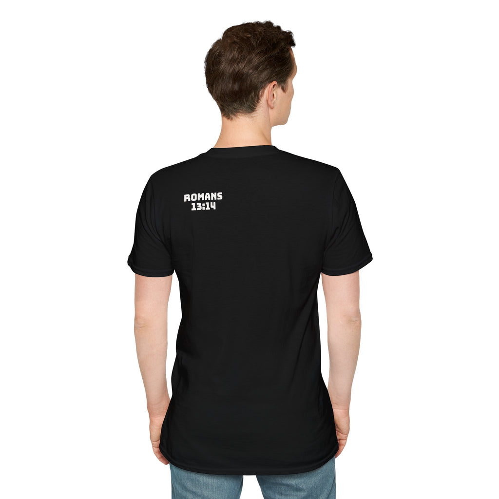 Romans 13:14 encouragement shirt put on Jesus make no room for the flesh- - unisex
