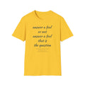 Proverbs 24 answer a fool - Thoughtful Conversation Starter - - unisex