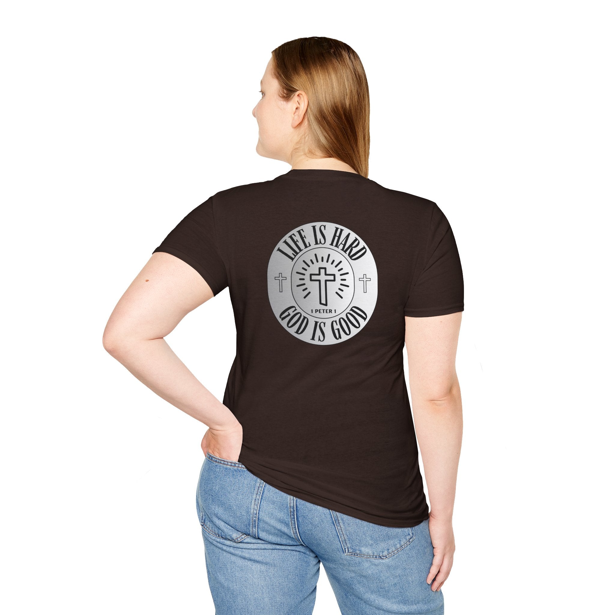 Life is Hard God is Good Tee, Christian Apparel