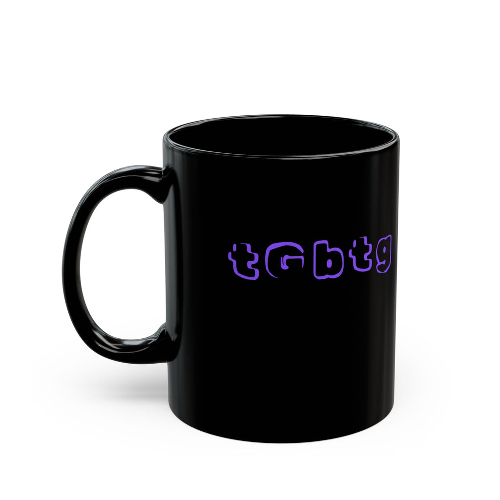 to God be the glory purple and black mug - 11oz