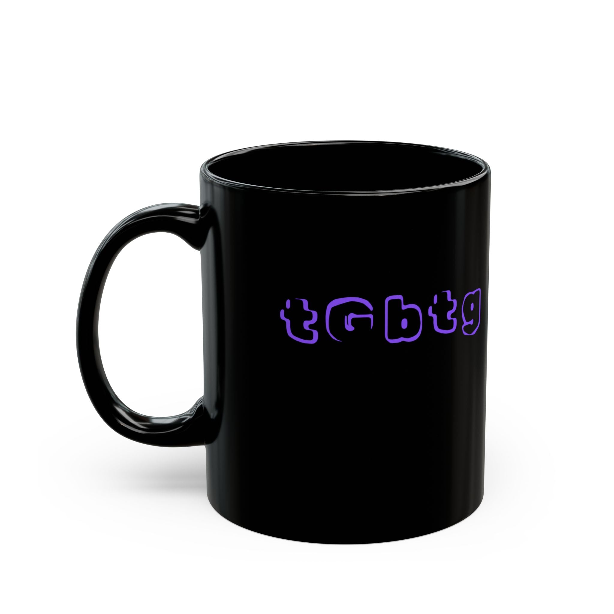 to God be the glory purple and black mug - 11oz