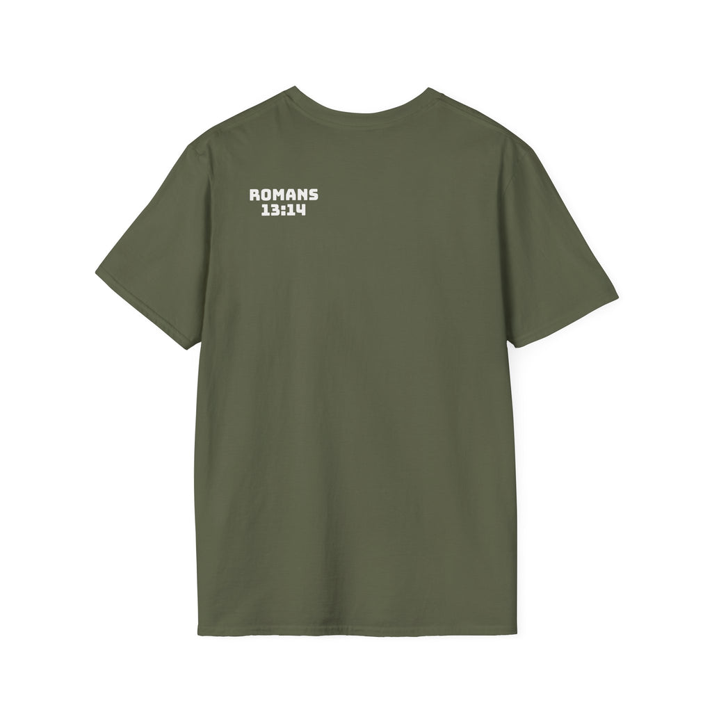 Romans 13:14 encouragement shirt put on Jesus make no room for the flesh- - unisex