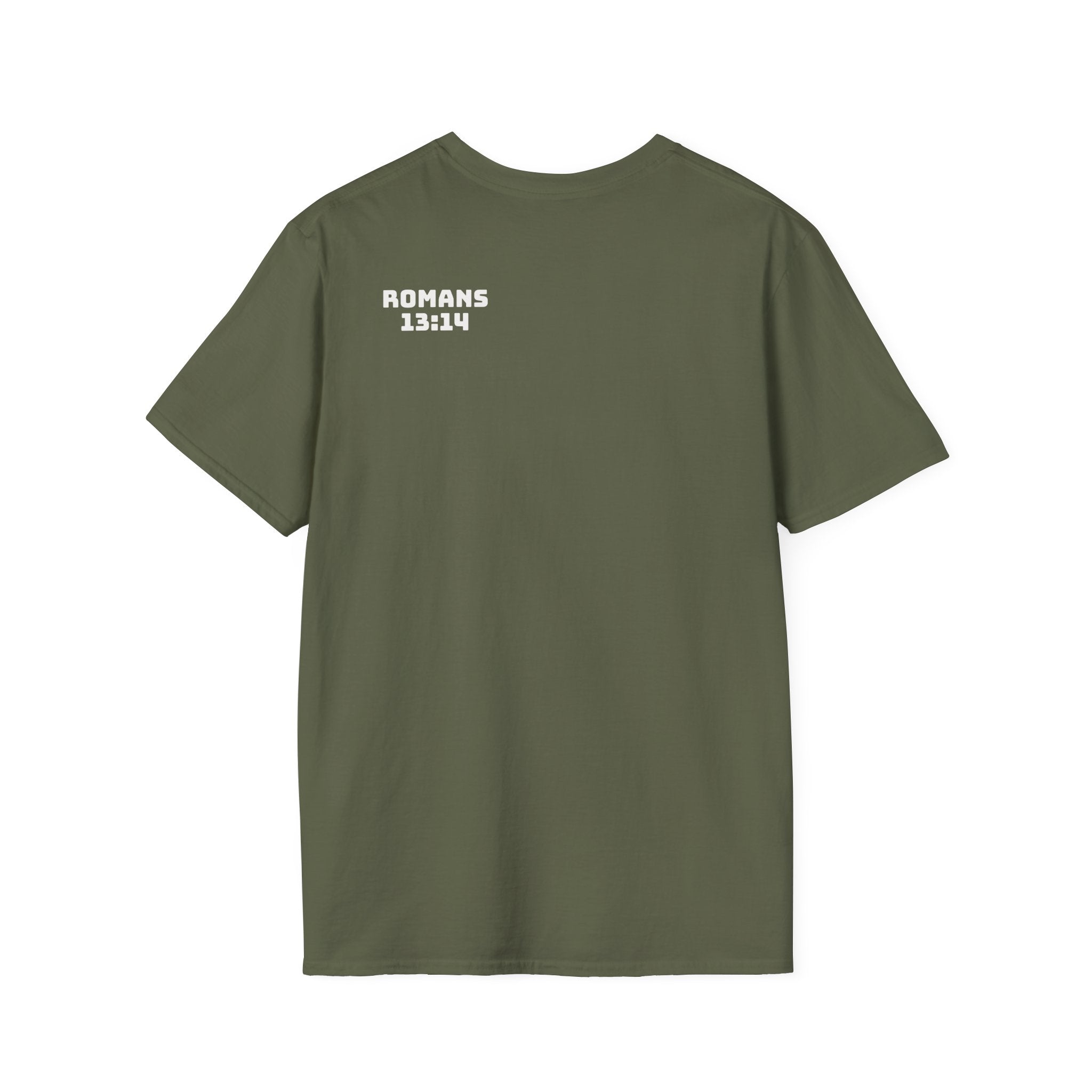 Romans 13:14 encouragement shirt put on Jesus make no room for the flesh- - unisex