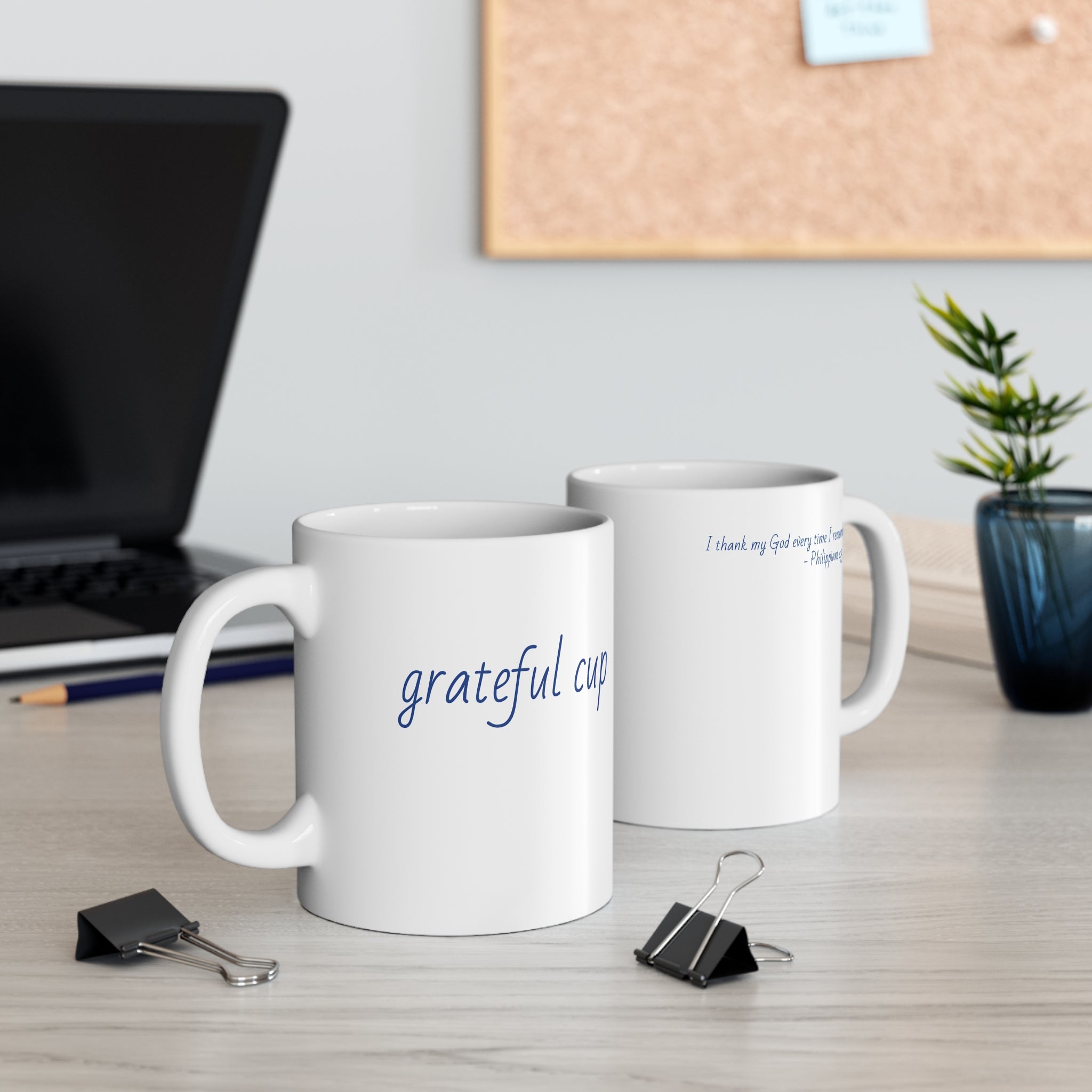 Grateful Cup 11oz Mug – Philippians 1:3