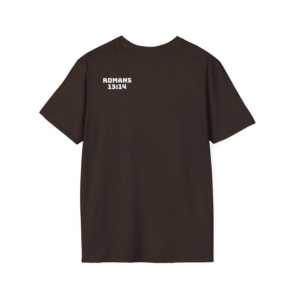 Romans 13:14 encouragement shirt put on Jesus make no room for the flesh- - unisex