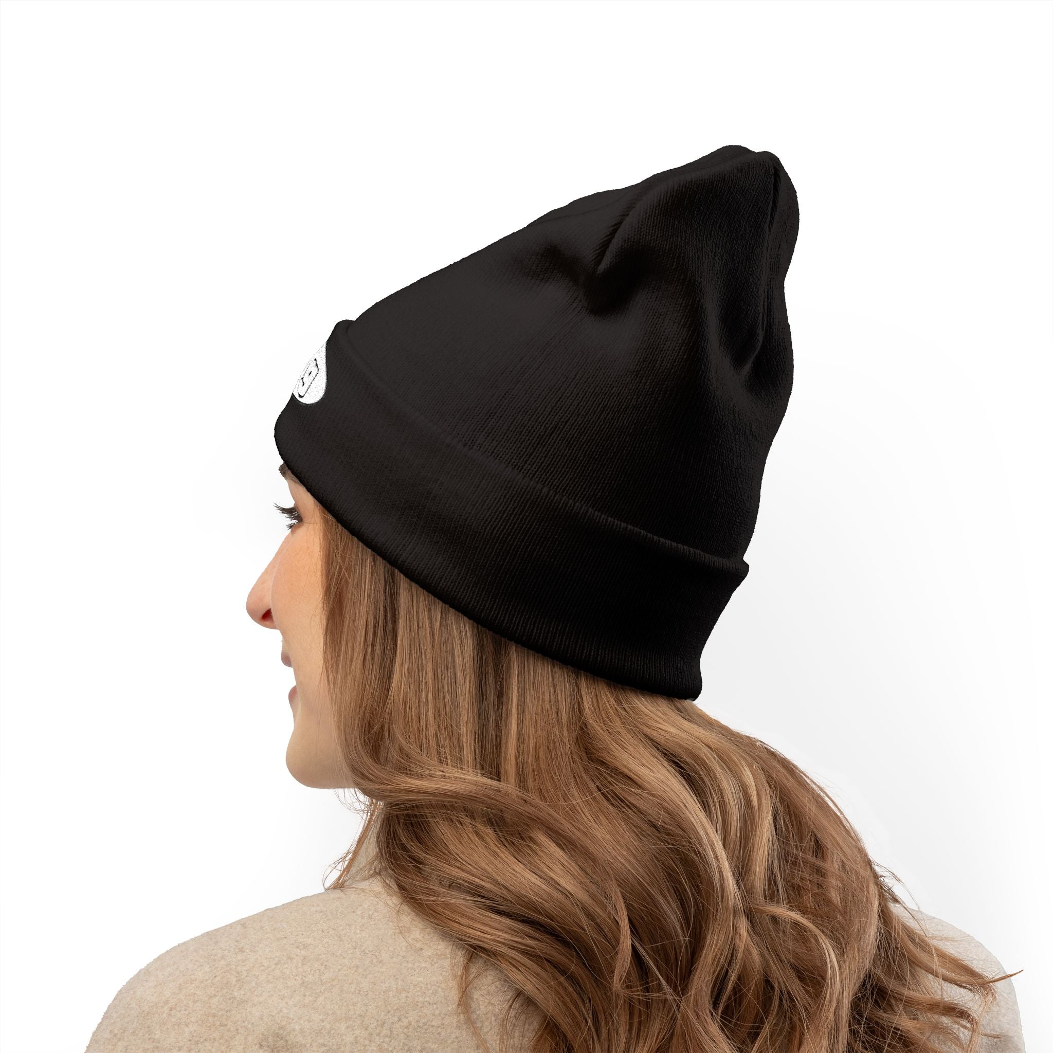 Faith Embroidered Knit Beanie — "to God be the glory" (tGbtg)