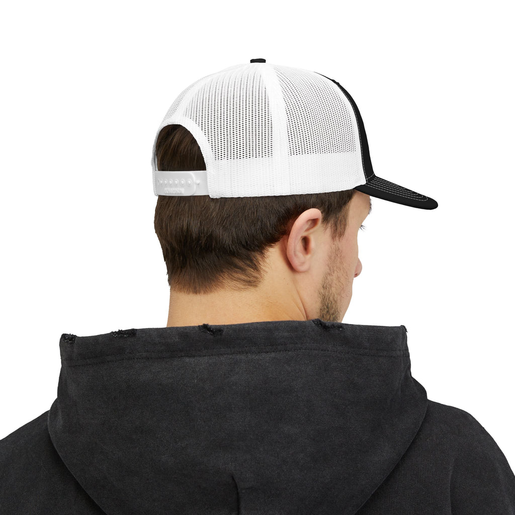 Send Me  — Embroidered Snapback Mesh Trucker Hat