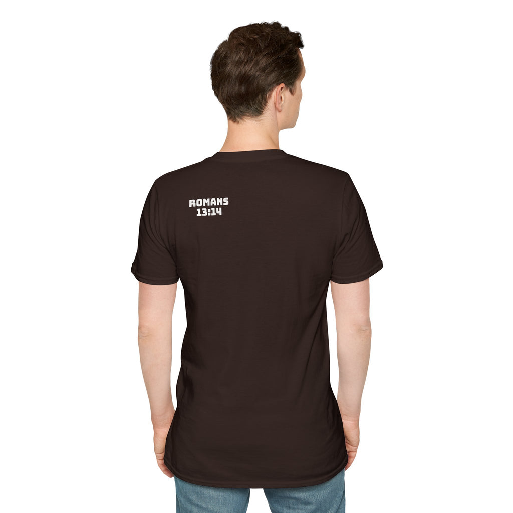 Romans 13:14 encouragement shirt put on Jesus make no room for the flesh- - unisex