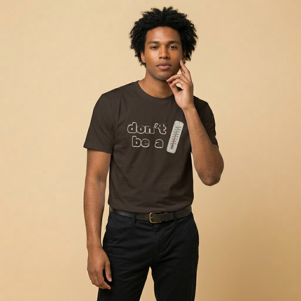 "Don't be a thermometer, be a thermostat" Motivational Tee
