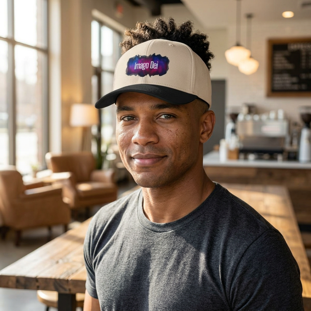 Imago Dei Baseball Cap — Bold Galaxy Patch Mid-Profile Cap