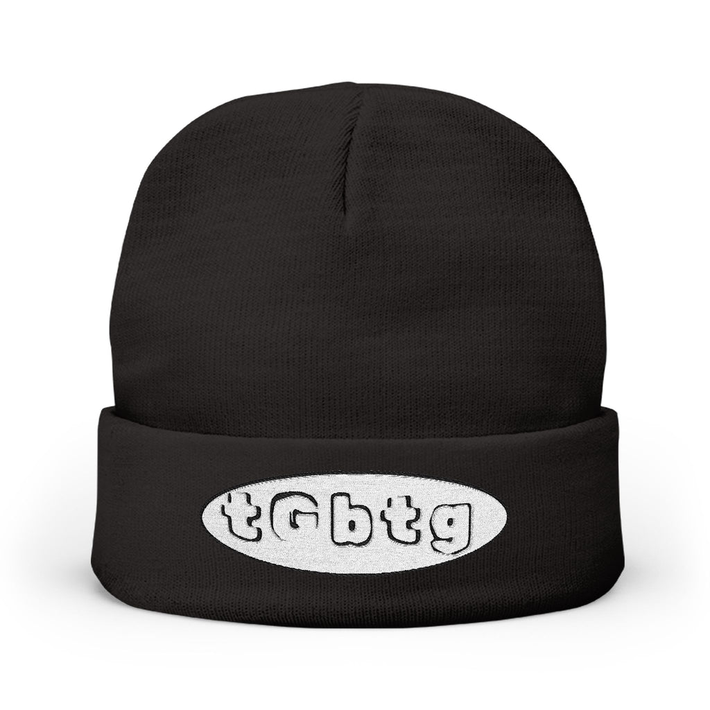 Faith Embroidered Knit Beanie — "to God be the glory" (tGbtg)