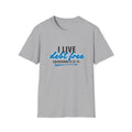 I Live Debt Free T-Shirt — Freedom Tee (Colossians 2:13-14)