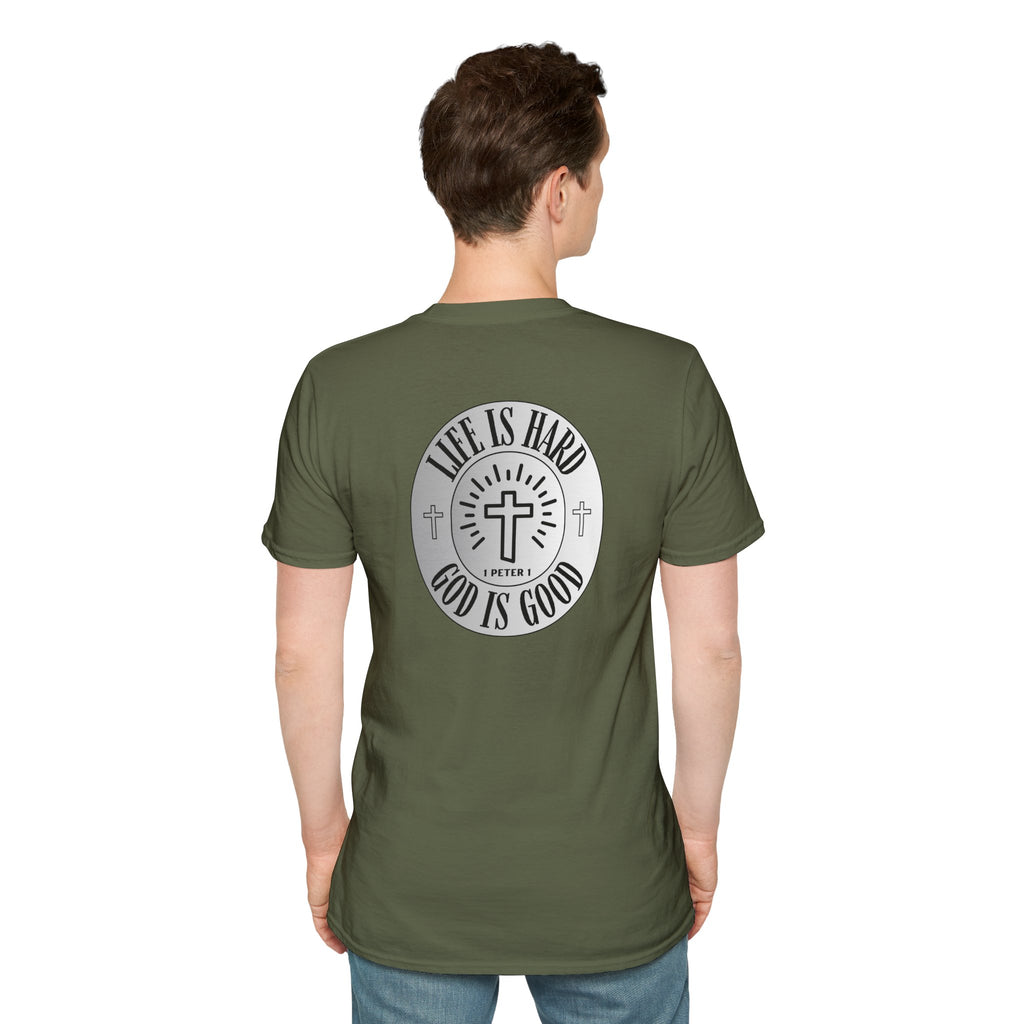 Life is Hard God is Good Tee, Christian Apparel