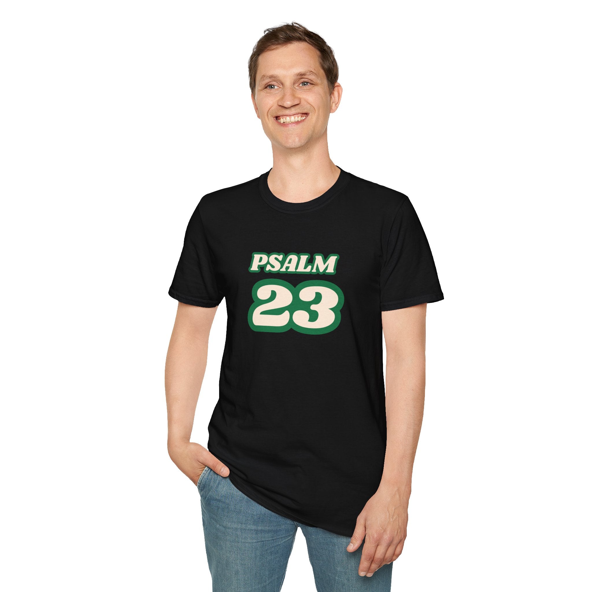 Psalm 23 T-Shirt — Retro Green