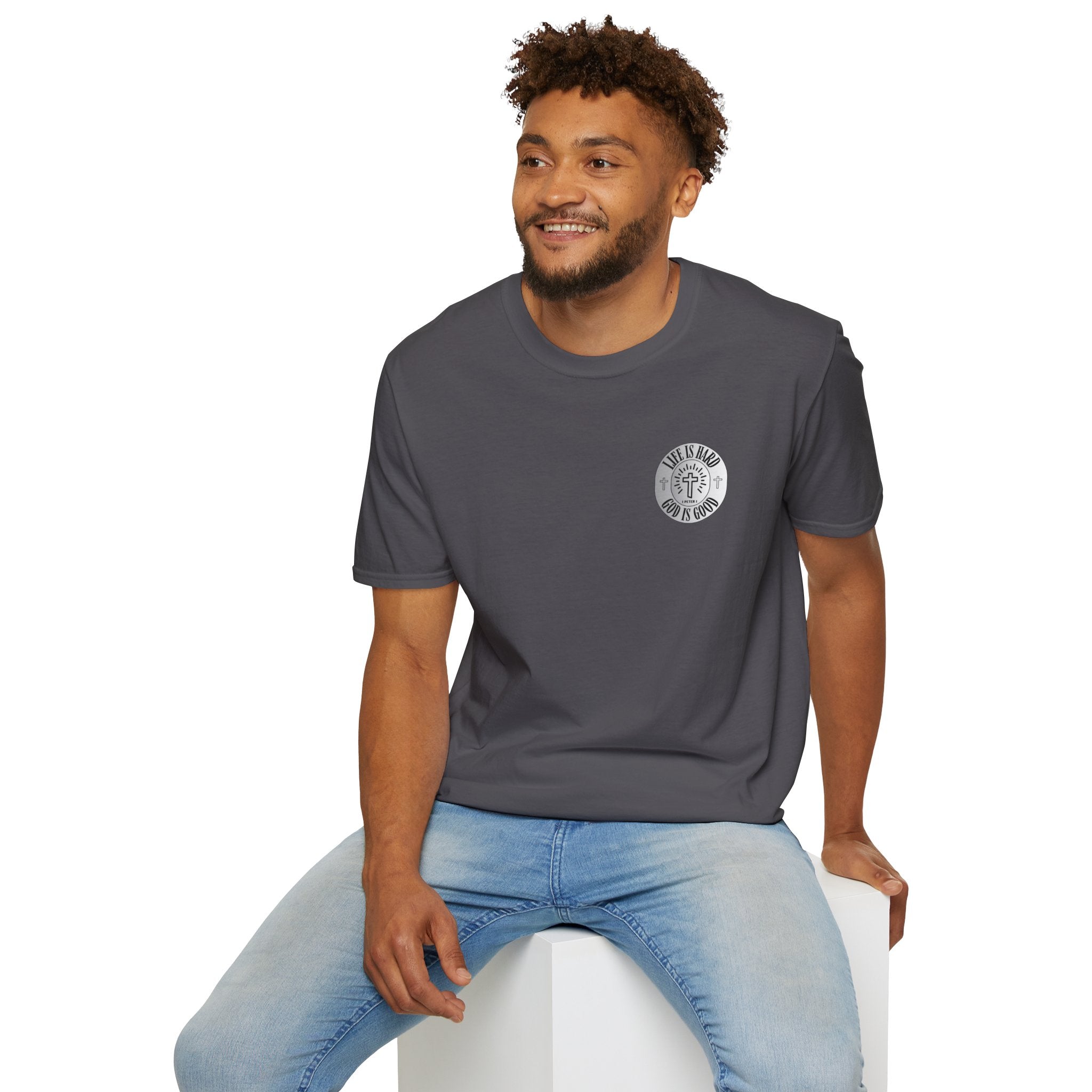 Life is Hard God is Good Tee, Christian Apparel