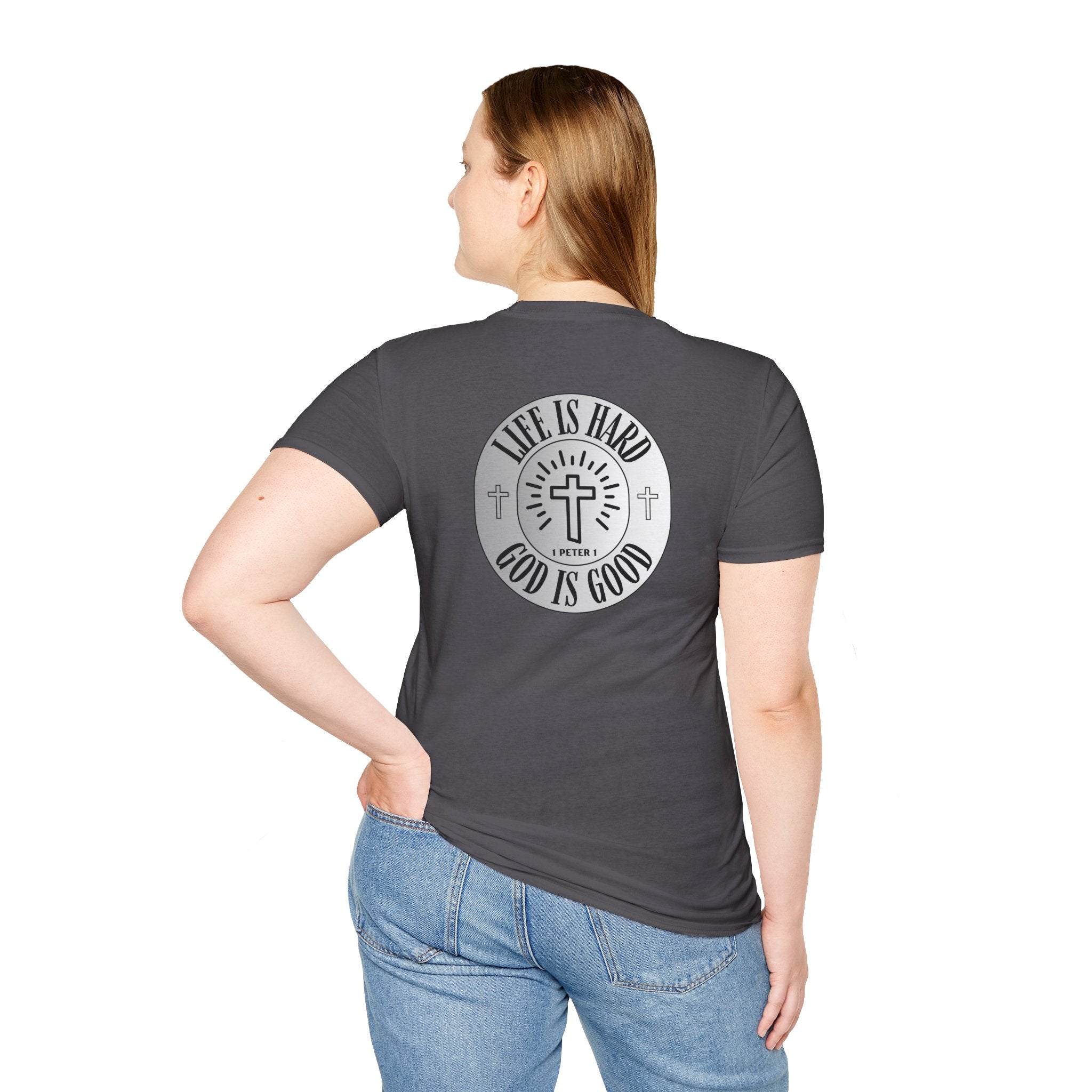 Life is Hard God is Good Tee, Christian Apparel