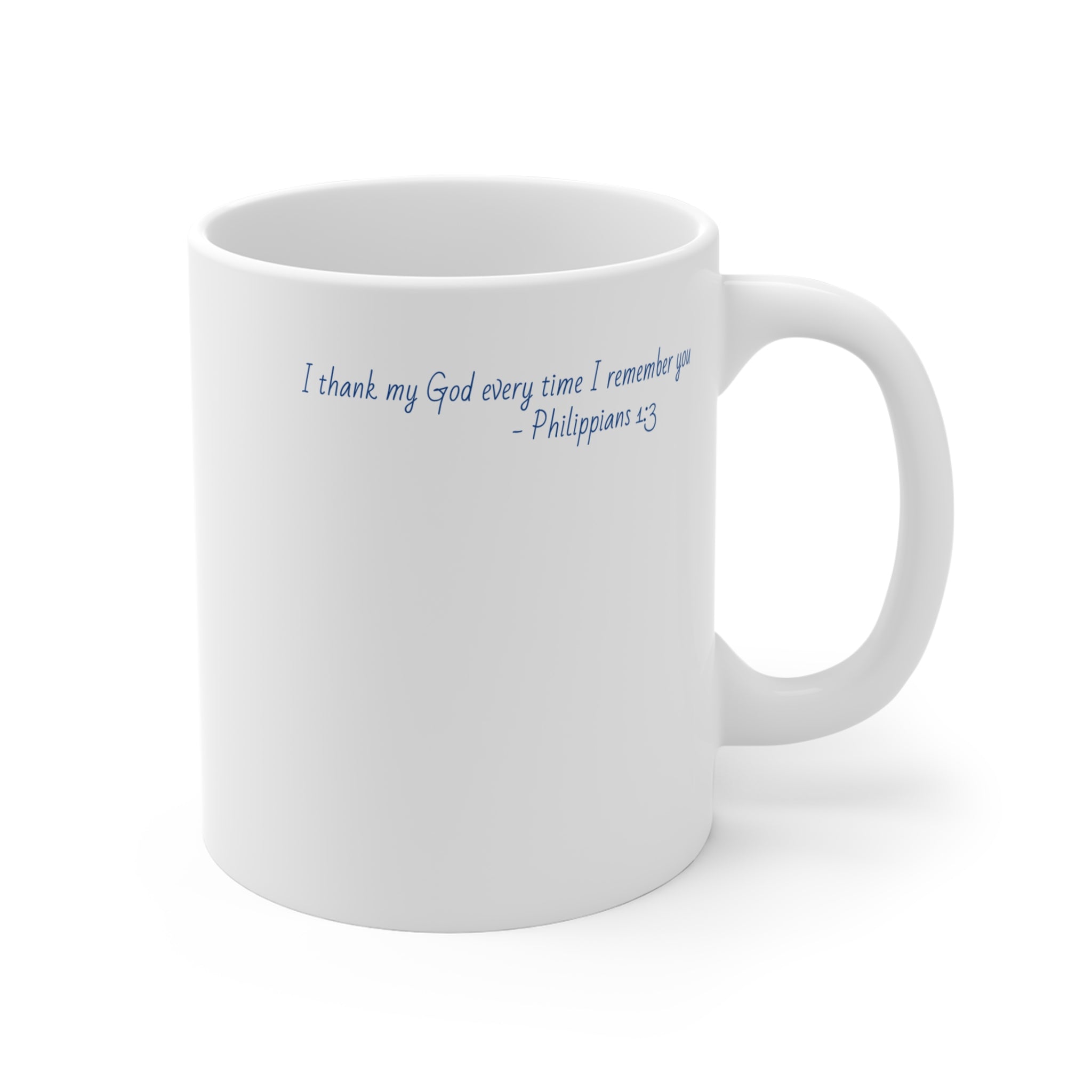 Grateful Cup 11oz Mug – Philippians 1:3