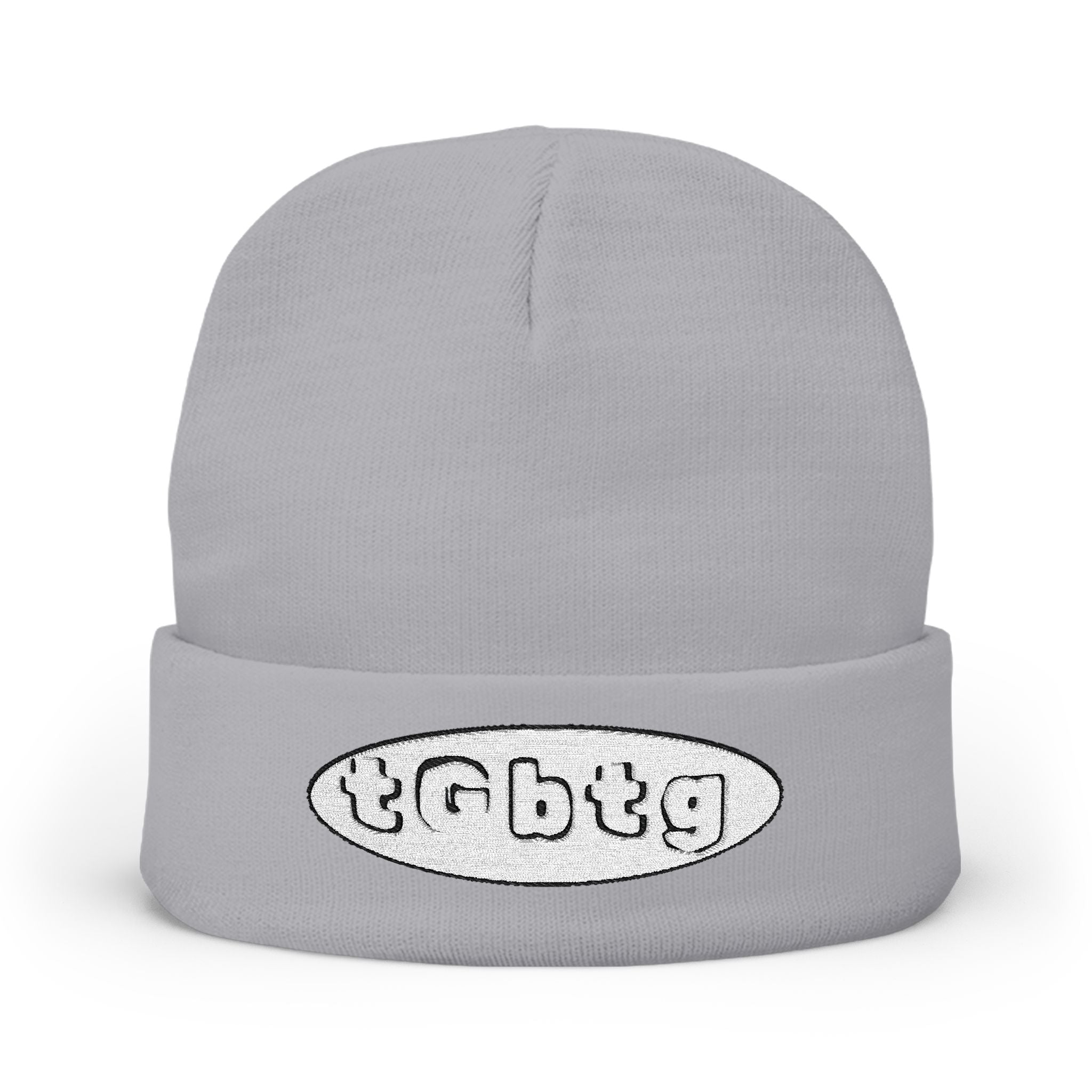 Faith Embroidered Knit Beanie — "to God be the glory" (tGbtg)