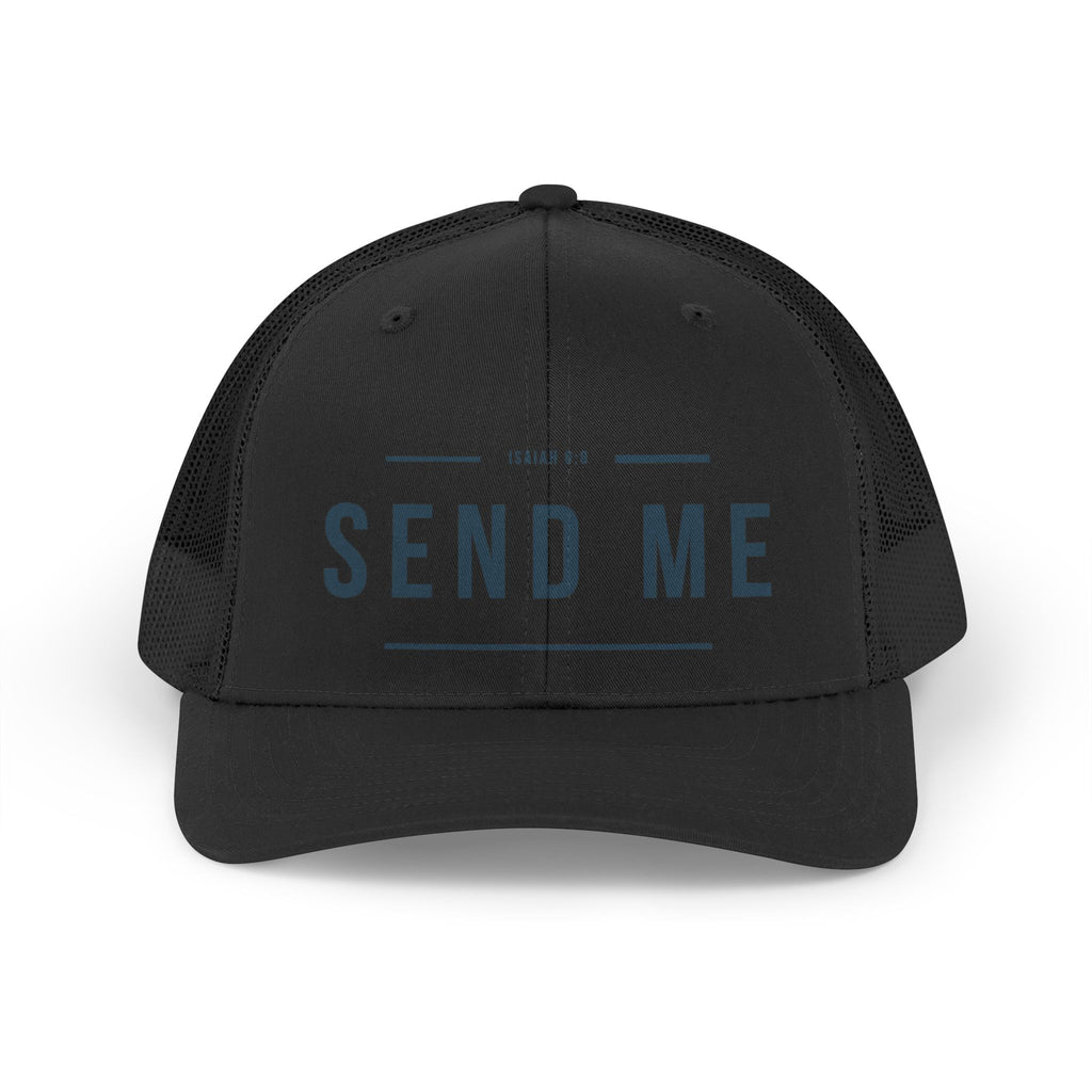 Send Me Trucker Hat — Vintage Retro Mesh Cap