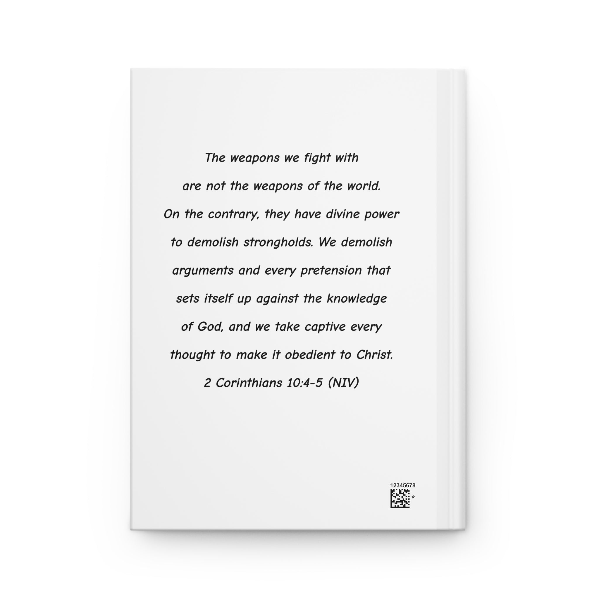 Prayer Journal — "Every Thought Captive" Hardcover Matte
