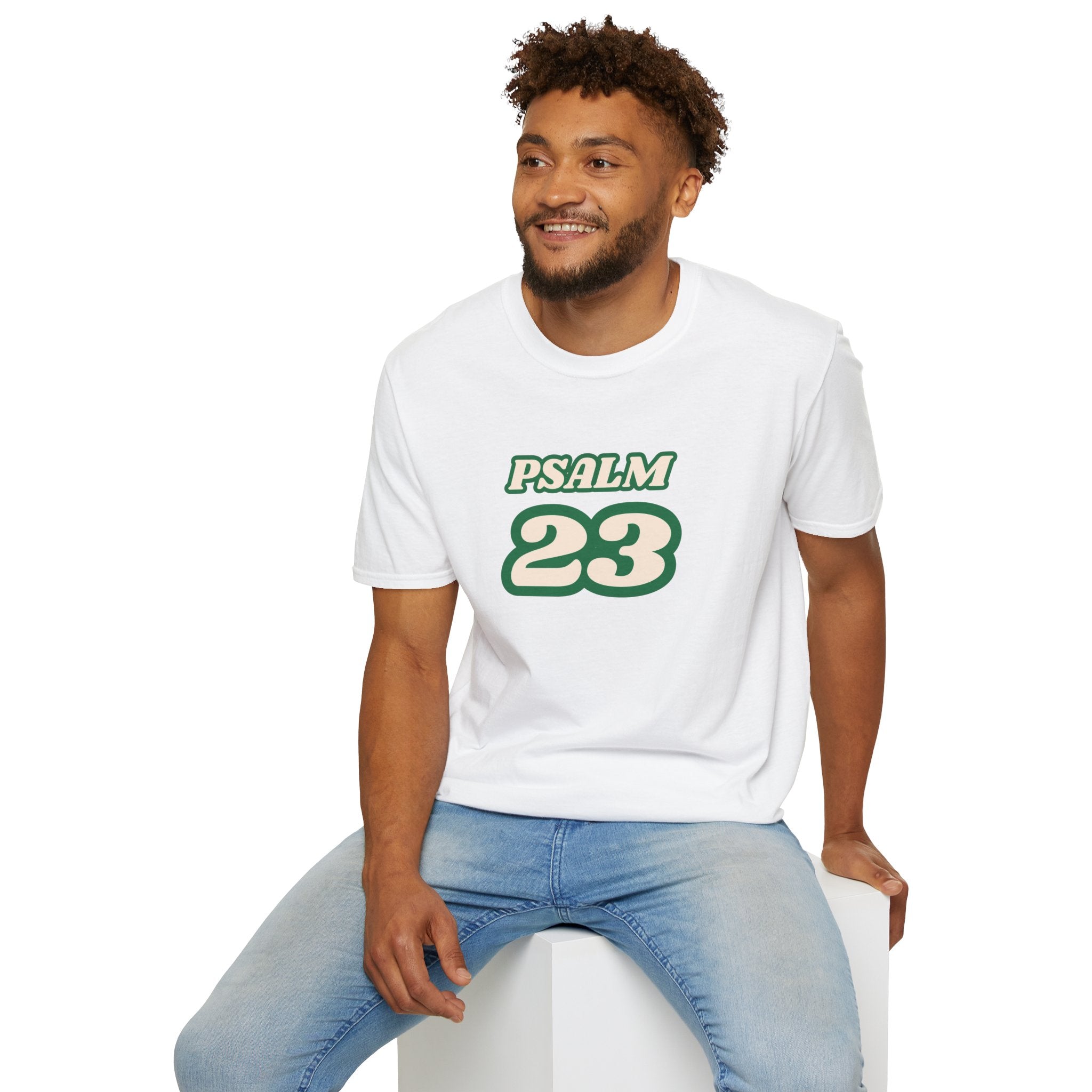 Psalm 23 T-Shirt — Retro Green