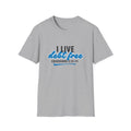 I Live Debt Free unisex T-Shirt — Freedom Tee (Colossians 2:13-14)