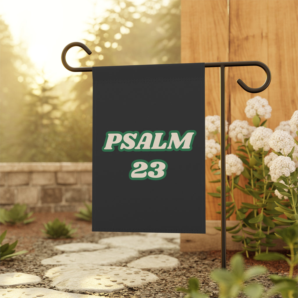 Psalm 23 Garden Flag - Faith Outdoor Banner for Yard & Home