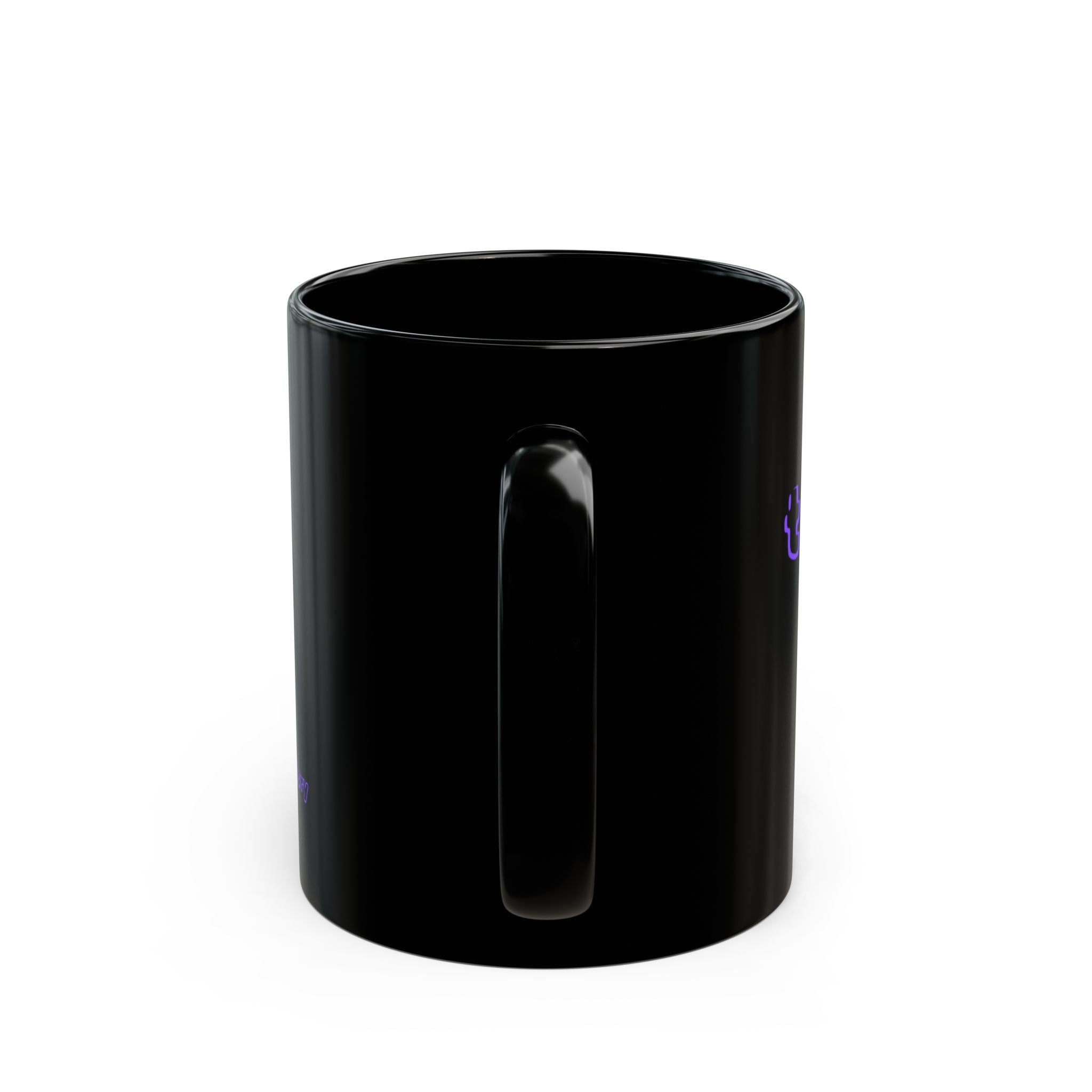 to God be the glory purple and black mug - 11oz